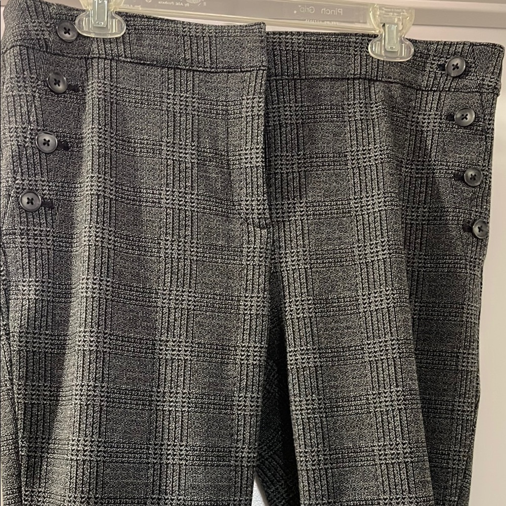 Women’s Gray Plaid Pants